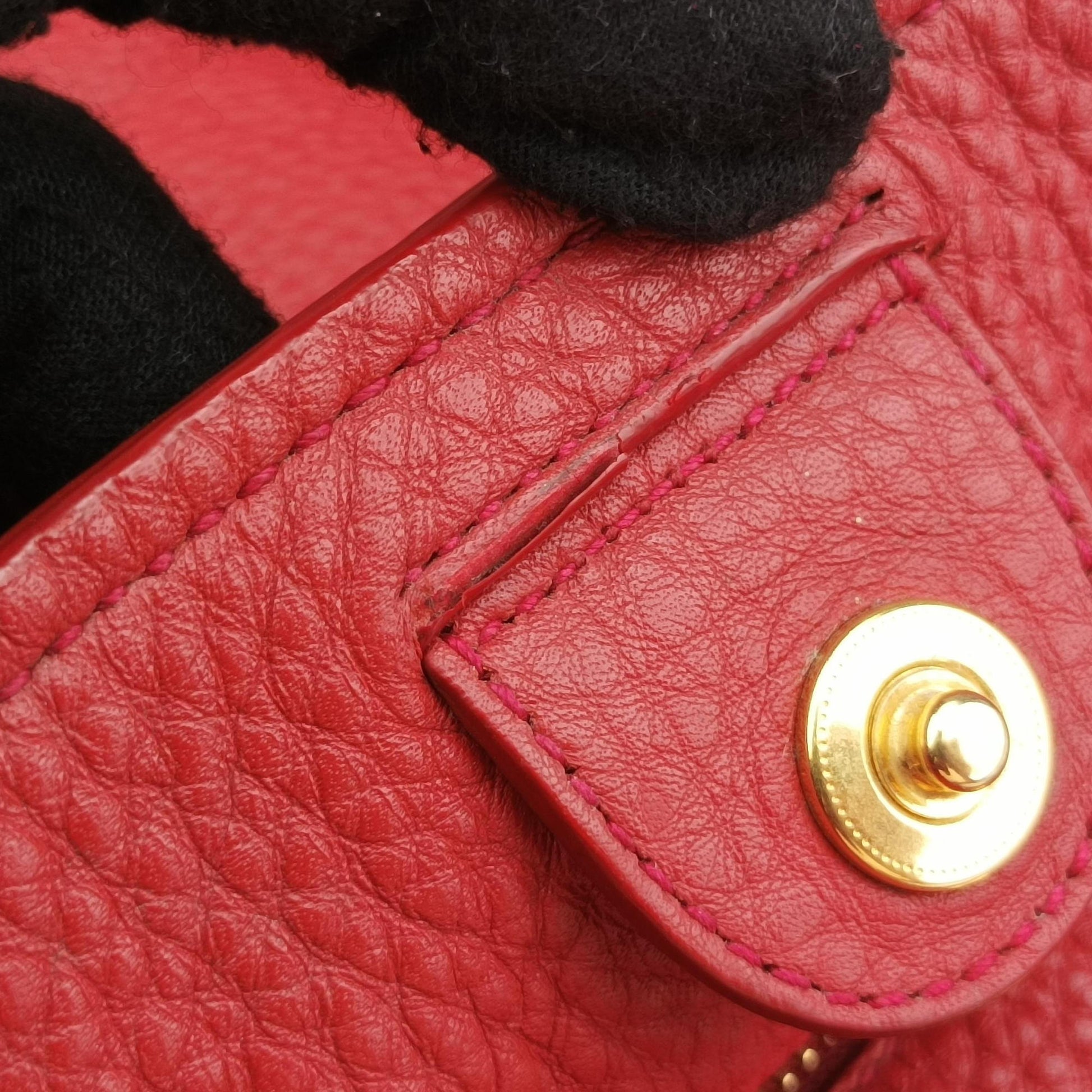 Vitello Phoenix Red Leather BN1713 158/Bヴィテロ フェニックス レッド レザー BN1713 158/B