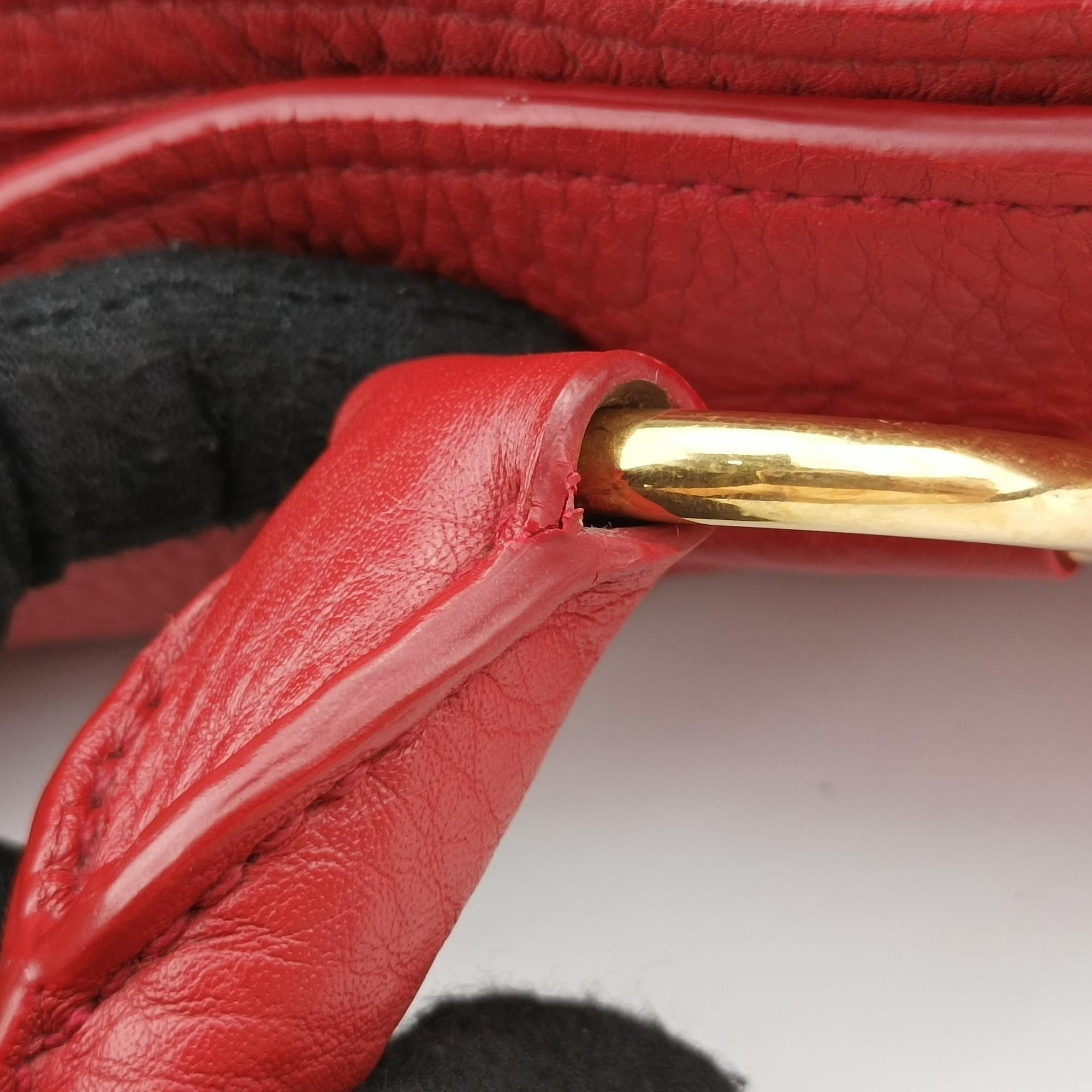 Vitello Phoenix Red Leather BN1713 158/Bヴィテロ フェニックス レッド レザー BN1713 158/B