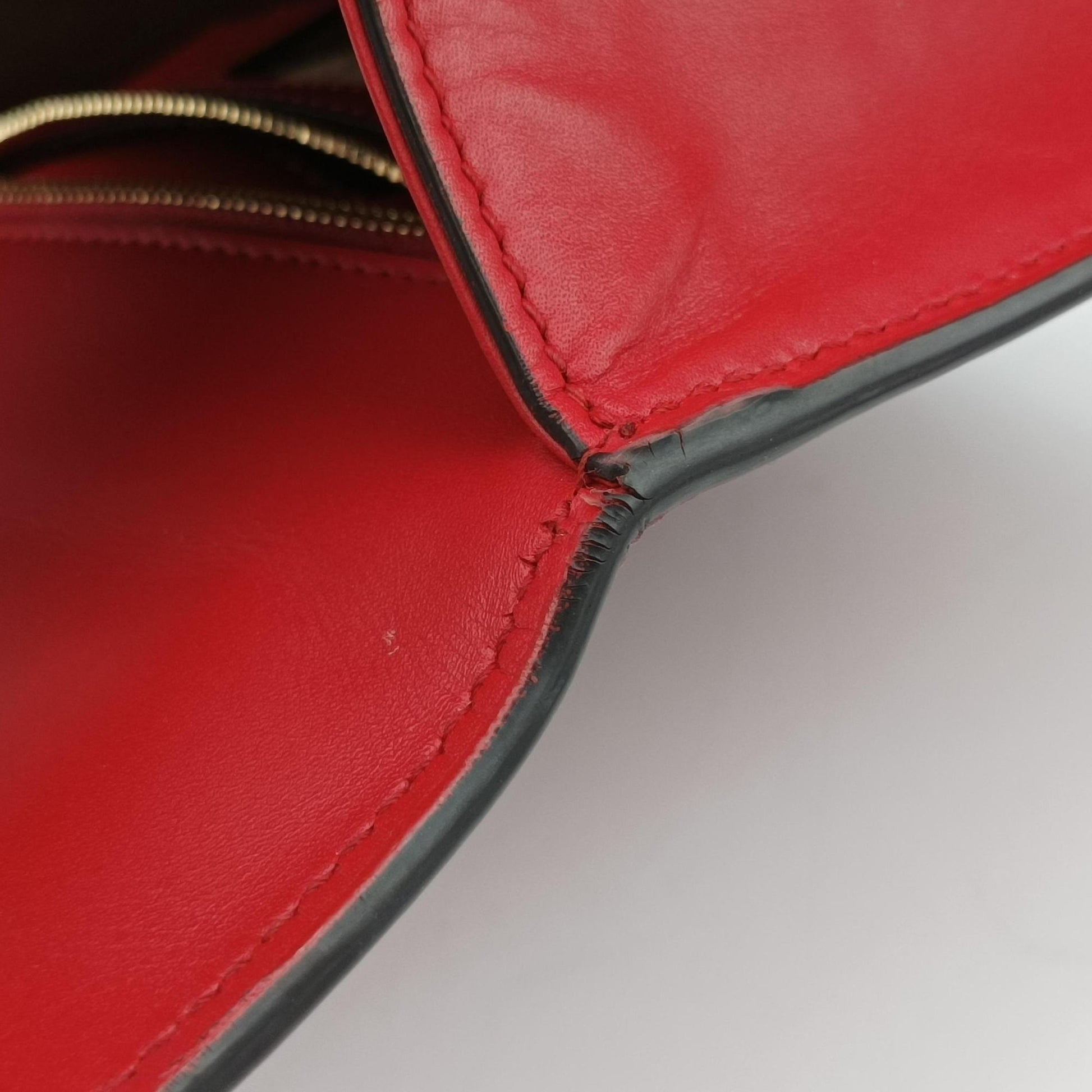 Sylvie Red×navy Leather 421882 C020405811シルヴィ レッド×ネイビー レザー 421882 C020405811