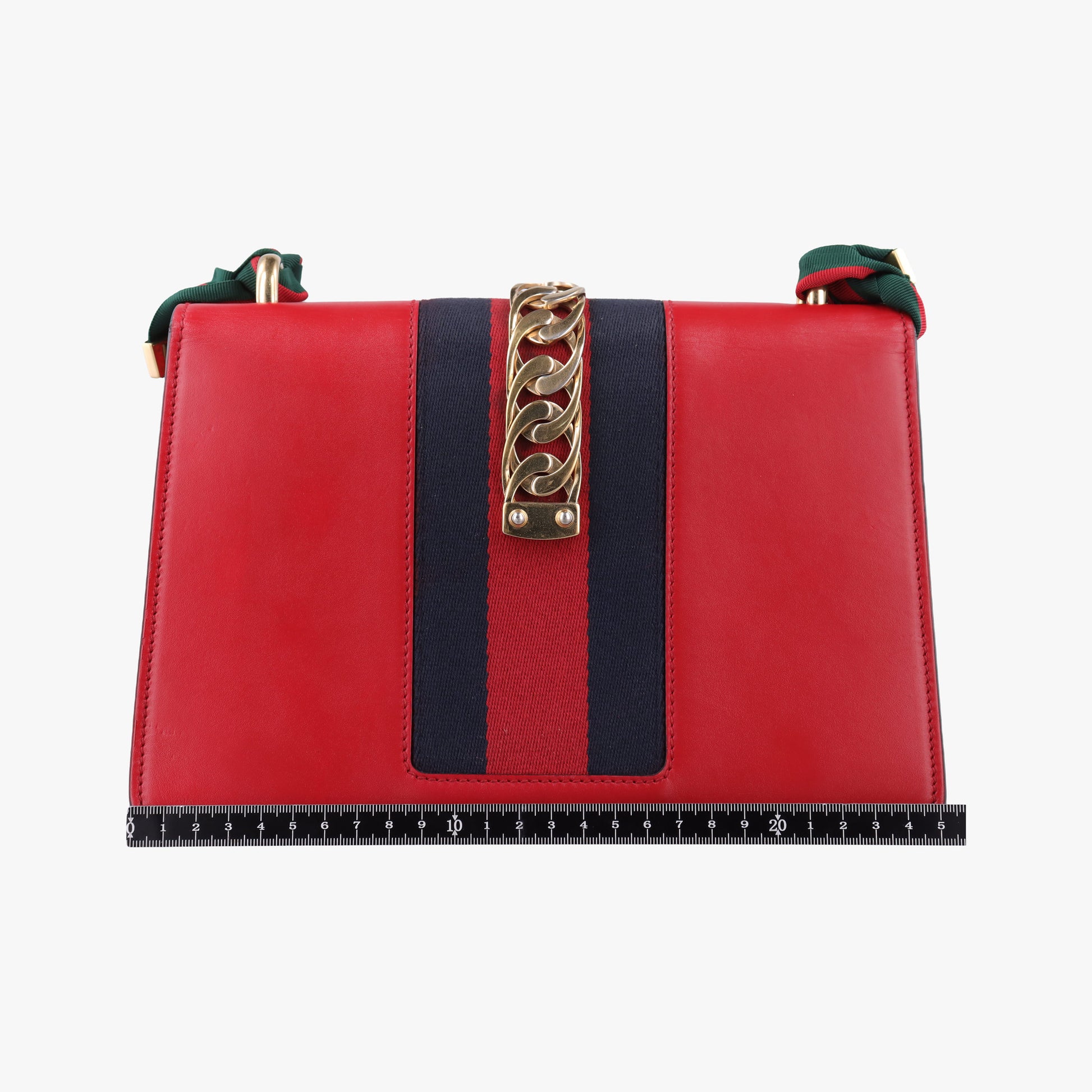 Sylvie Red×navy Leather 421882 C020405811シルヴィ レッド×ネイビー レザー 421882 C020405811