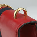 Sylvie Red×navy Leather 421882 C020405811シルヴィ レッド×ネイビー レザー 421882 C020405811