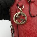 Interlocking G charm Dome Red Leather 449661 B023724606インターロッキングG チャーム ドーム レッド レザー 449661 B023724606