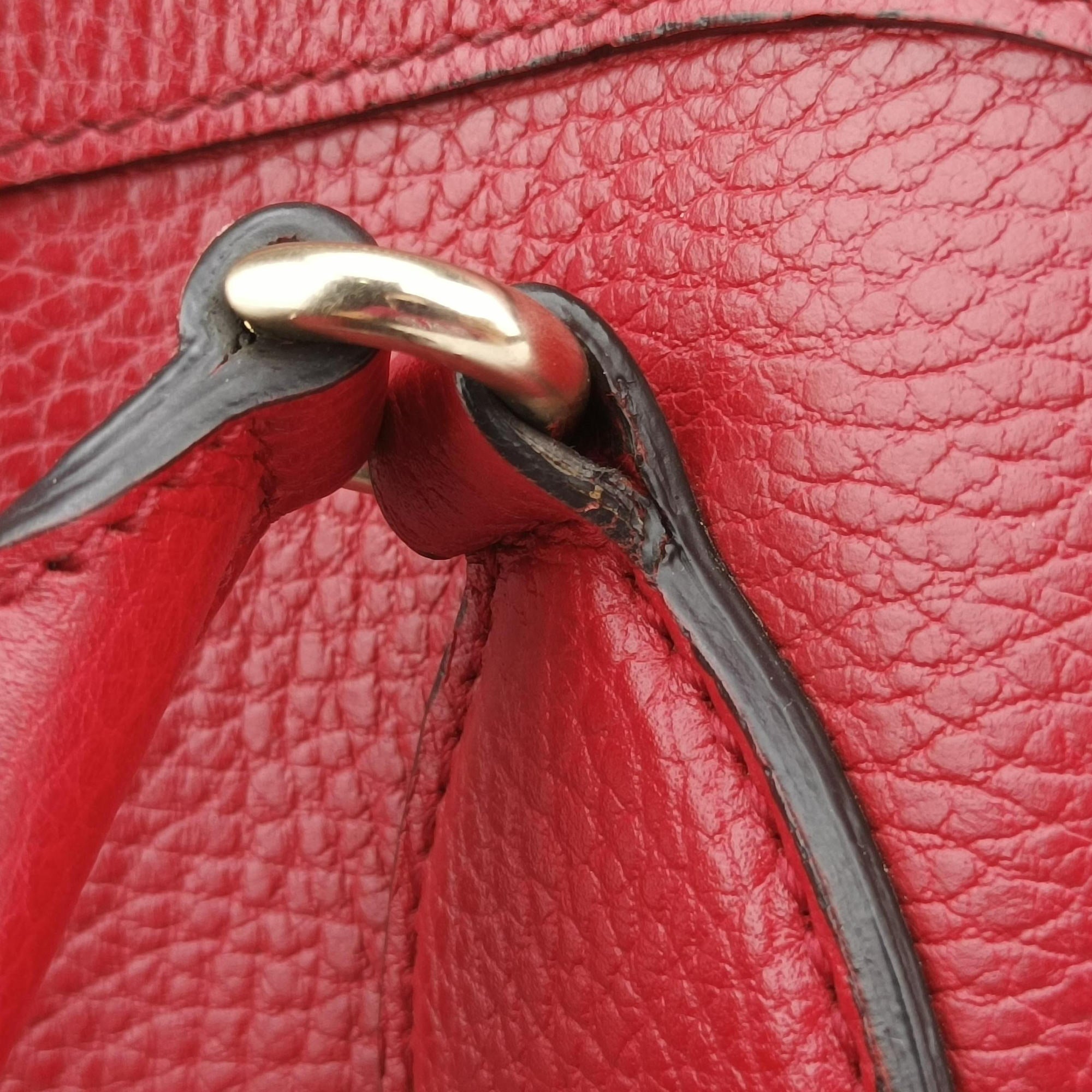 Interlocking G charm Dome Red Leather 449661 B023724606インターロッキングG チャーム ドーム レッド レザー 449661 B023724606