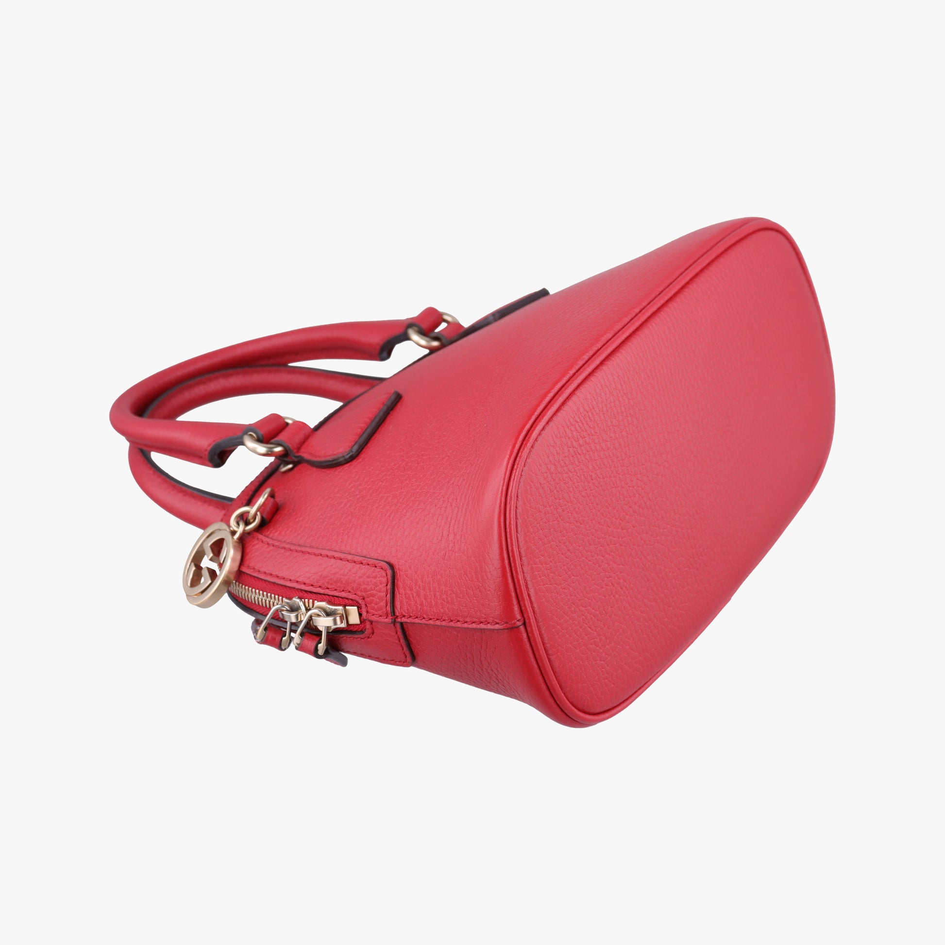 Interlocking G charm Dome Red Leather 449661 B023724606インターロッキングG チャーム ドーム レッド レザー 449661 B023724606