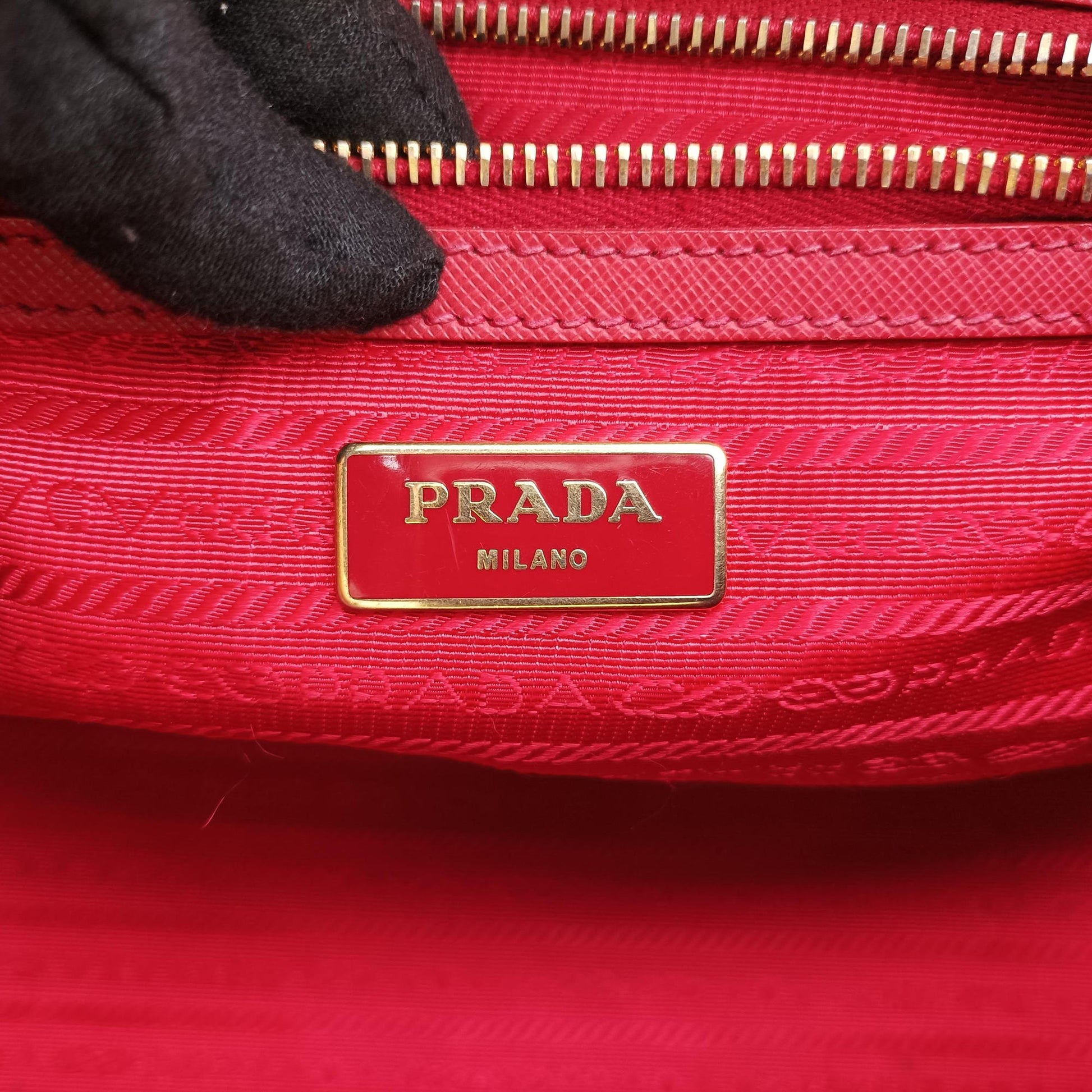 Galleria Red SAFFIANO Leather BN1786 7 Lガレリア レッド サフィアーノレザー BN1786 7 L