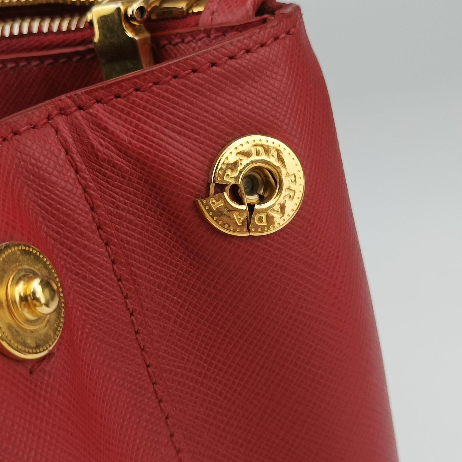 Galleria Red SAFFIANO Leather BN1786 7 Lガレリア レッド サフィアーノレザー BN1786 7 L