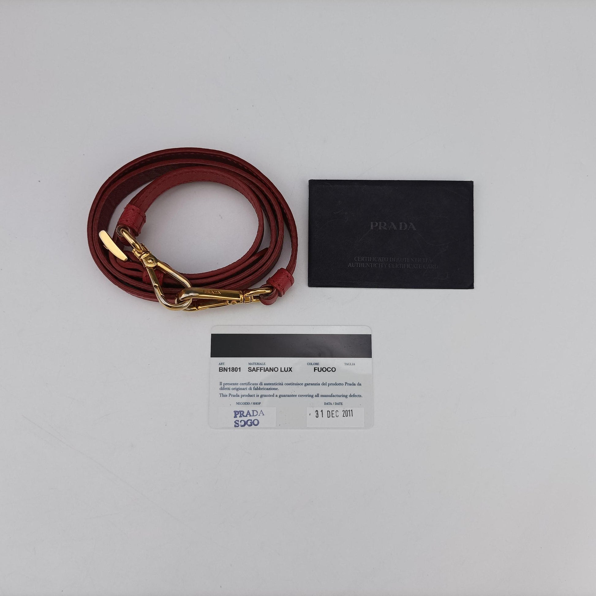 Galleria Red SAFFIANO Leather BN1786 7 Lガレリア レッド サフィアーノレザー BN1786 7 L