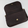 1973 Double G Brown Ostrich Leather 251820 C99565351973 ダブルG ブラウン オーストリッチ 251820 C9956535