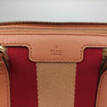 Vintage Web Beige×red×orange Canvas×Leather 257341 A012205635ヴィンテージ ウェブ ベージュ×レッド×オレンジ キャンバス×レザー 257341 A012205635
