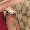 Vintage Web Beige×red×orange Canvas×Leather 257341 A012205635ヴィンテージ ウェブ ベージュ×レッド×オレンジ キャンバス×レザー 257341 A012205635