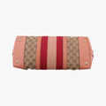 Vintage Web Beige×red×orange Canvas×Leather 257341 A012205635ヴィンテージ ウェブ ベージュ×レッド×オレンジ キャンバス×レザー 257341 A012205635