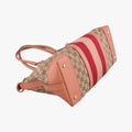 Vintage Web Beige×red×orange Canvas×Leather 257341 A012205635ヴィンテージ ウェブ ベージュ×レッド×オレンジ キャンバス×レザー 257341 A012205635