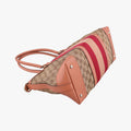 Vintage Web Beige×red×orange Canvas×Leather 257341 A012205635ヴィンテージ ウェブ ベージュ×レッド×オレンジ キャンバス×レザー 257341 A012205635