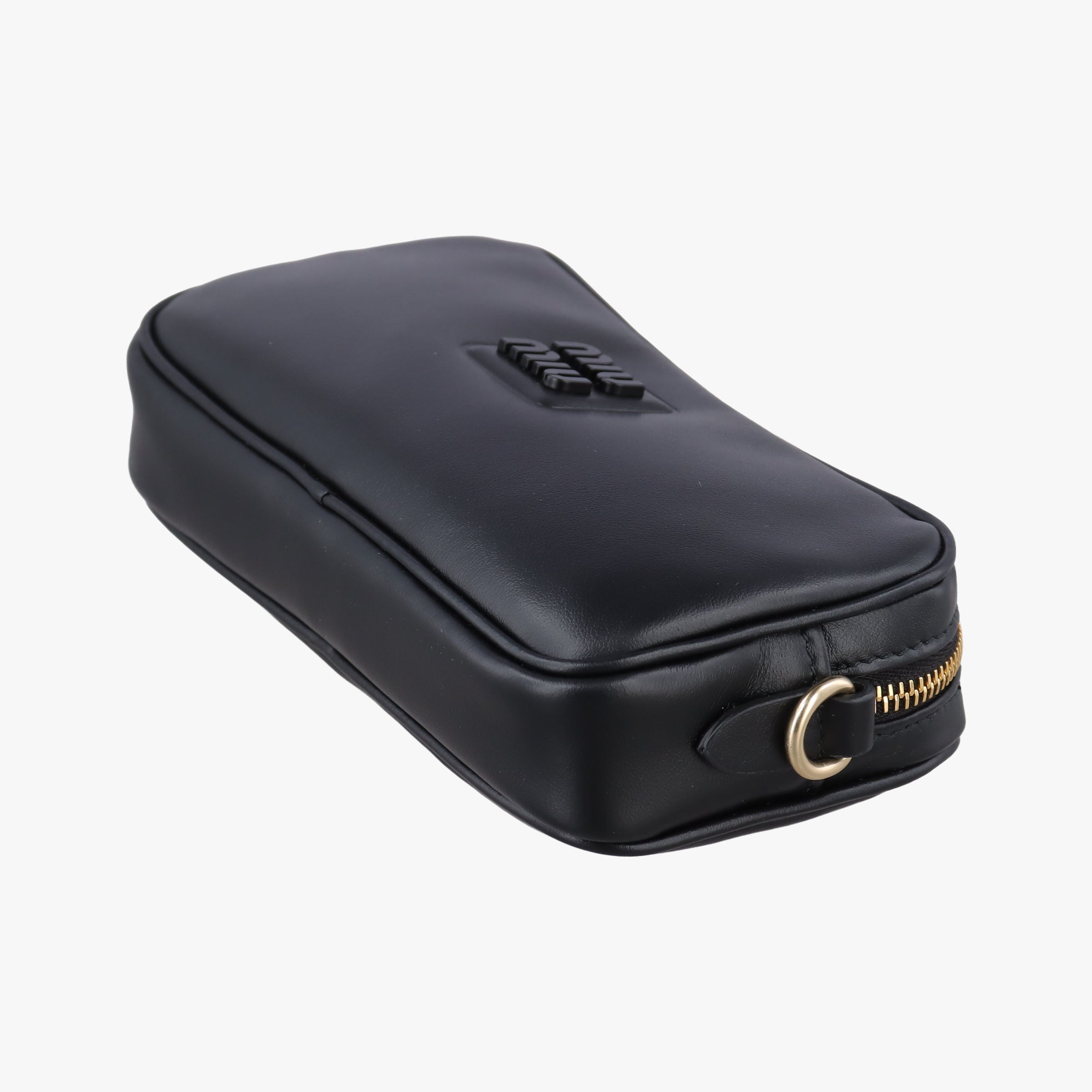 logo Black leather DNP104ロゴ ブラック レザー DNP104