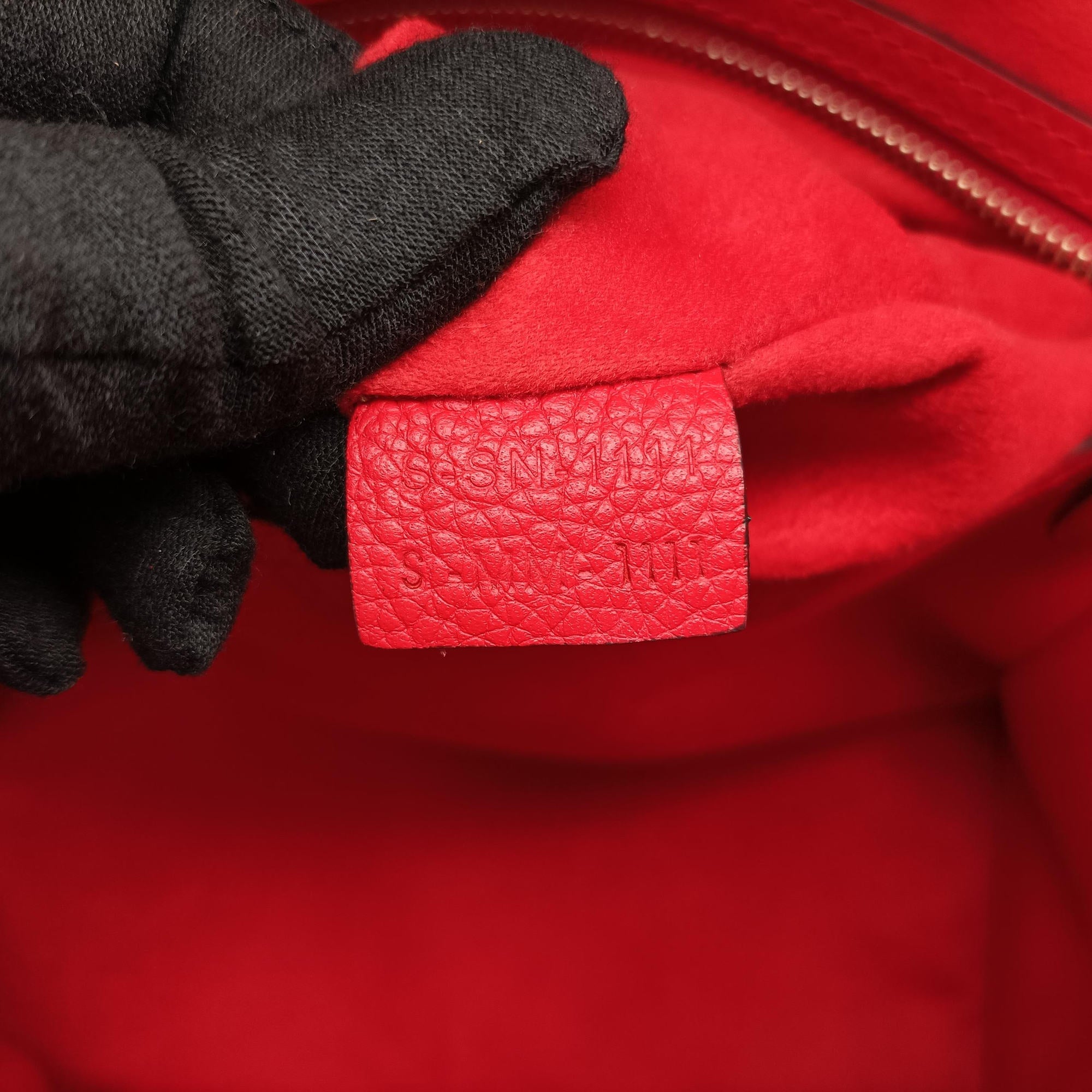 Luggage Mini Shopper Red Leather S-SN-1111 S-MM-1111ラゲージミニショッパー レッド レザー S-SN-1111 S-MM-1111