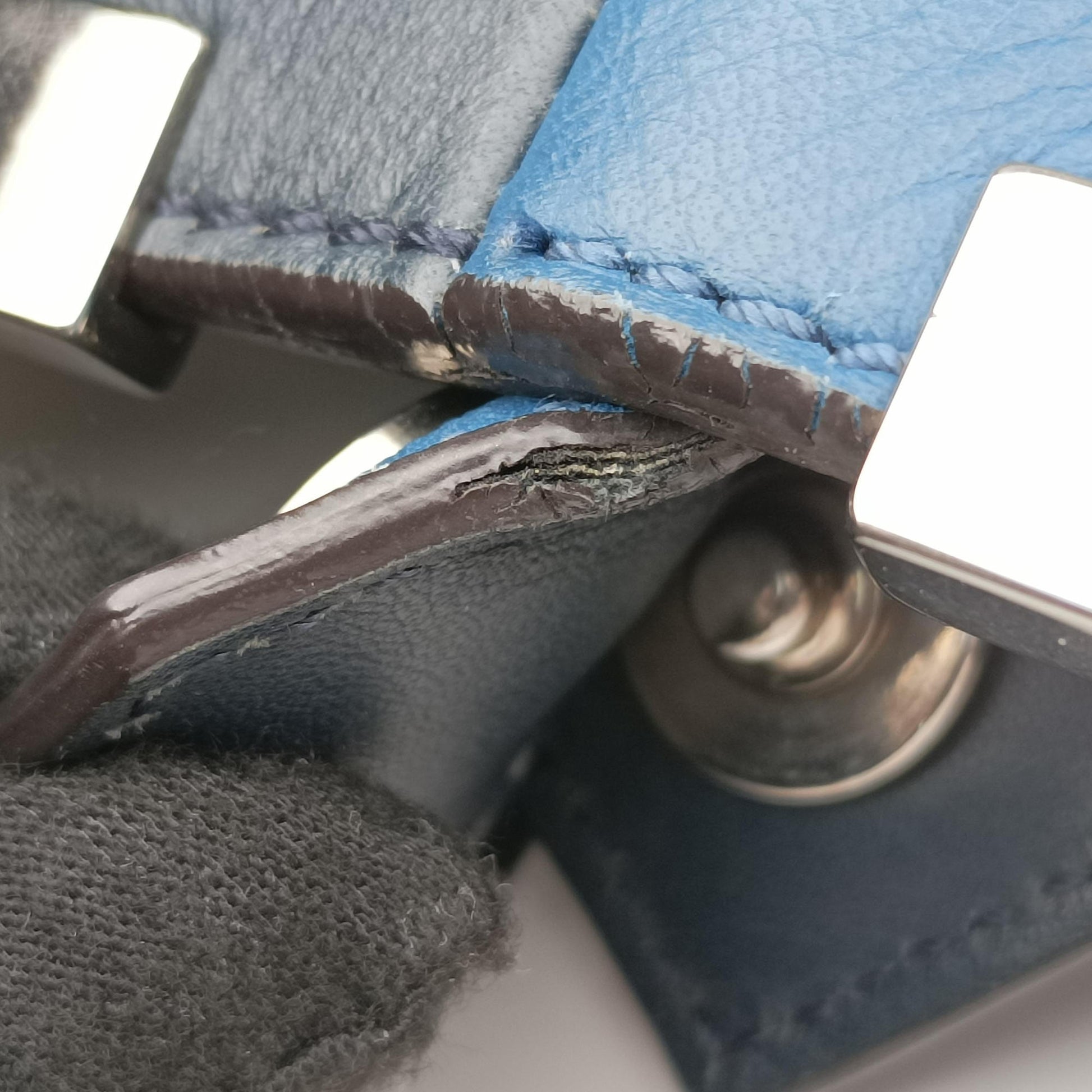 Troisjours Navy × Blue Leather 8BH272 8BH272-N5T 148-2516トロワジュール ネイビー × ブルー レザー 8BH272 8BH272-N5T 148-2516