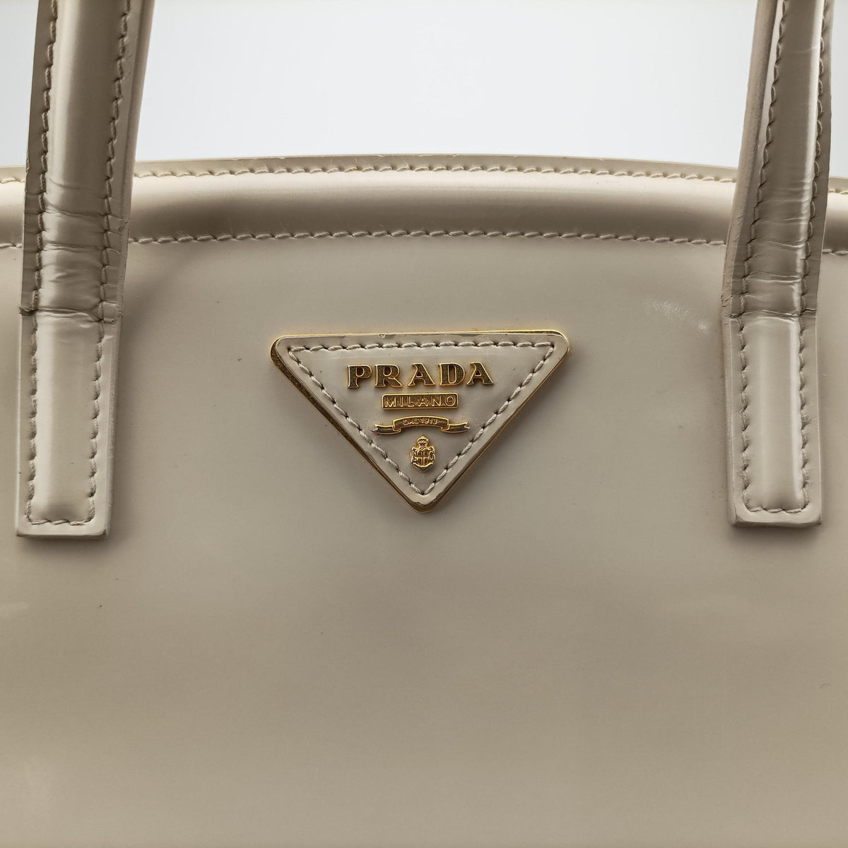 Parabole Tote White Patent 14 VIパラボラトート ホワイト パテント 14 VI