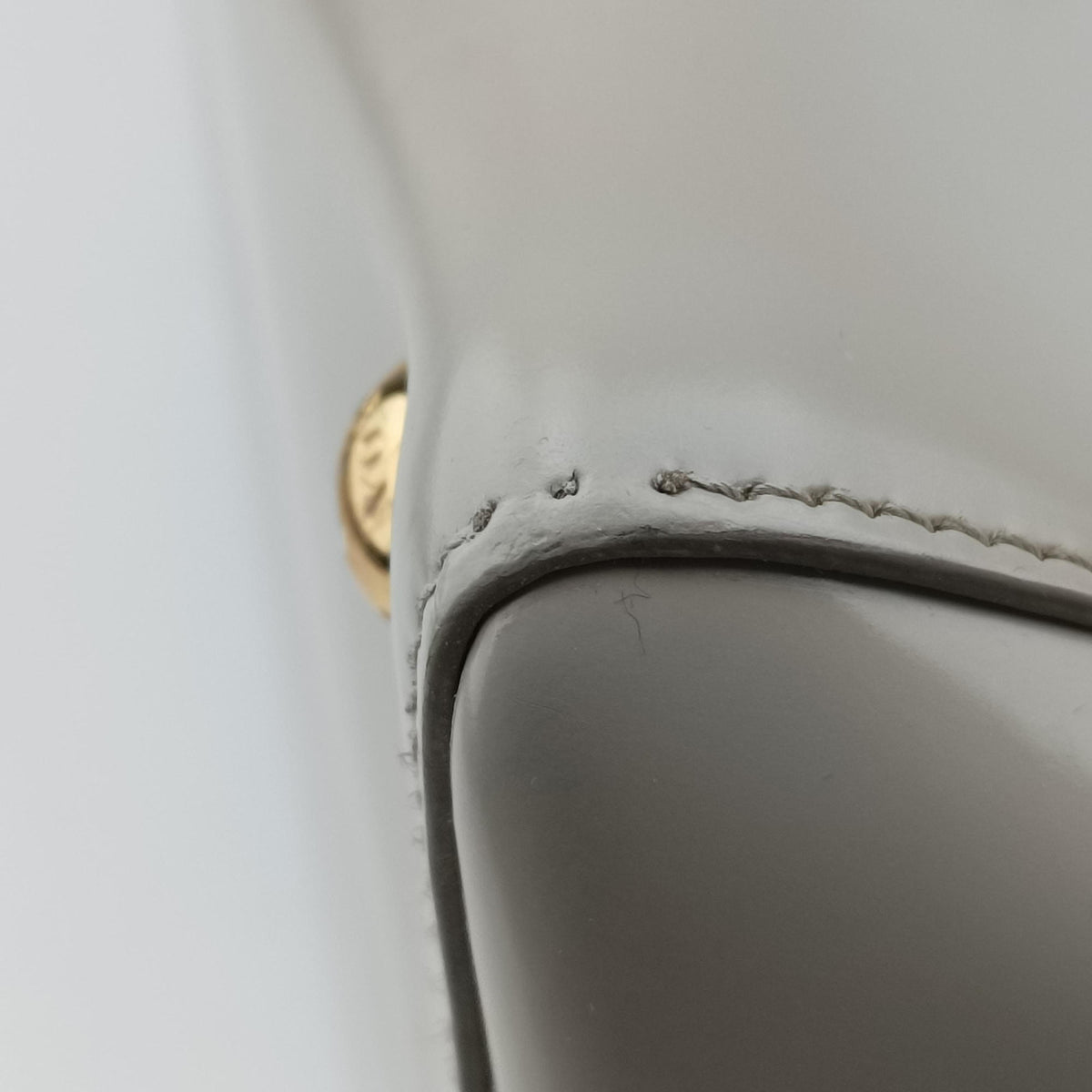 Parabole Tote White Patent 14 VIパラボラトート ホワイト パテント 14 VI