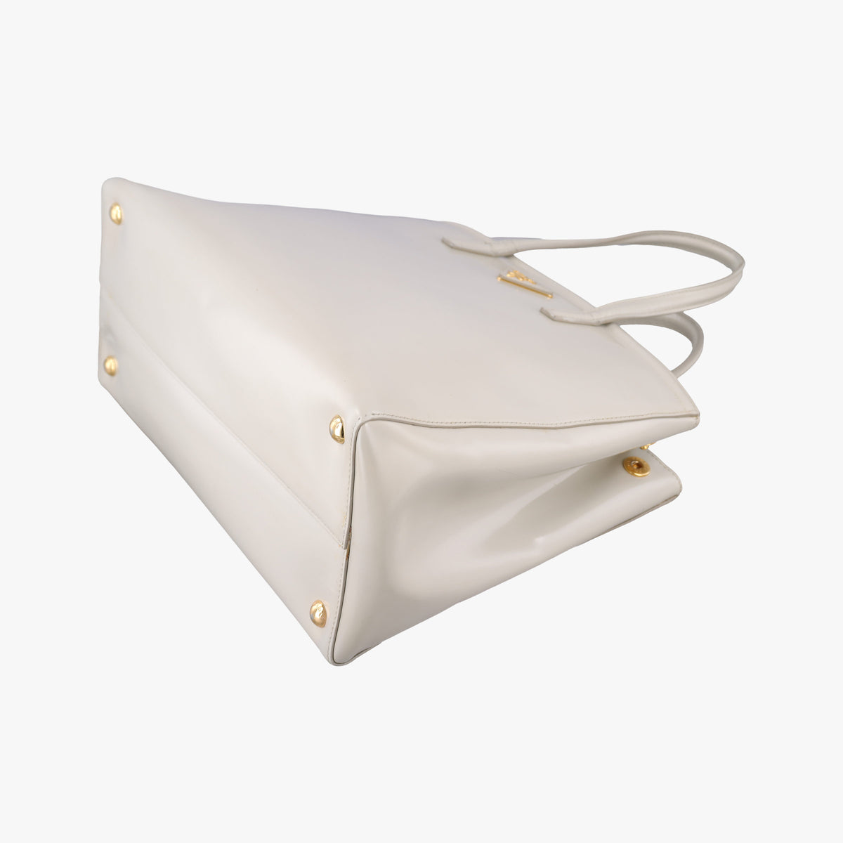 Parabole Tote White Patent 14 VIパラボラトート ホワイト パテント 14 VI