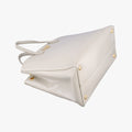 Parabole Tote White Patent 14 VIパラボラトート ホワイト パテント 14 VI