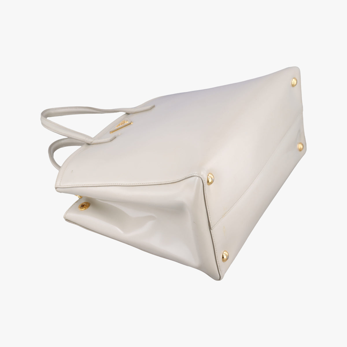 Parabole Tote White Patent 14 VIパラボラトート ホワイト パテント 14 VI