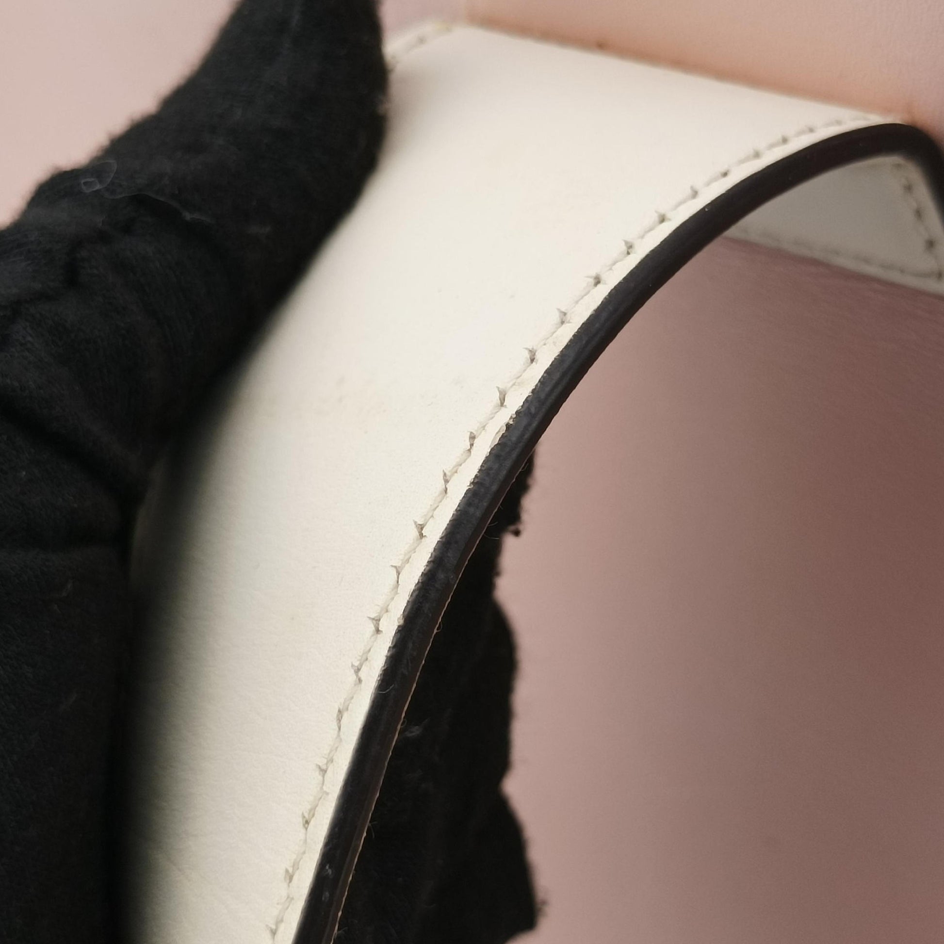 Nimfair Bamboo Pink x white Leather 453756 C020923025ニムフェア バンブー ピンクxホワイト レザー 453756 C020923025