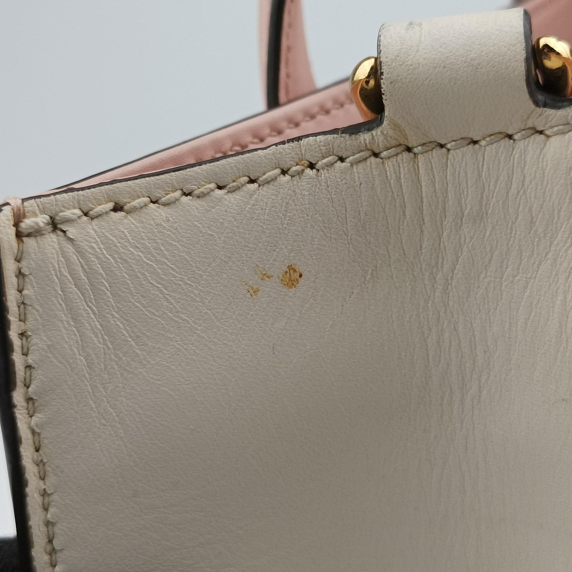 Nimfair Bamboo Pink x white Leather 453756 C020923025ニムフェア バンブー ピンクxホワイト レザー 453756 C020923025