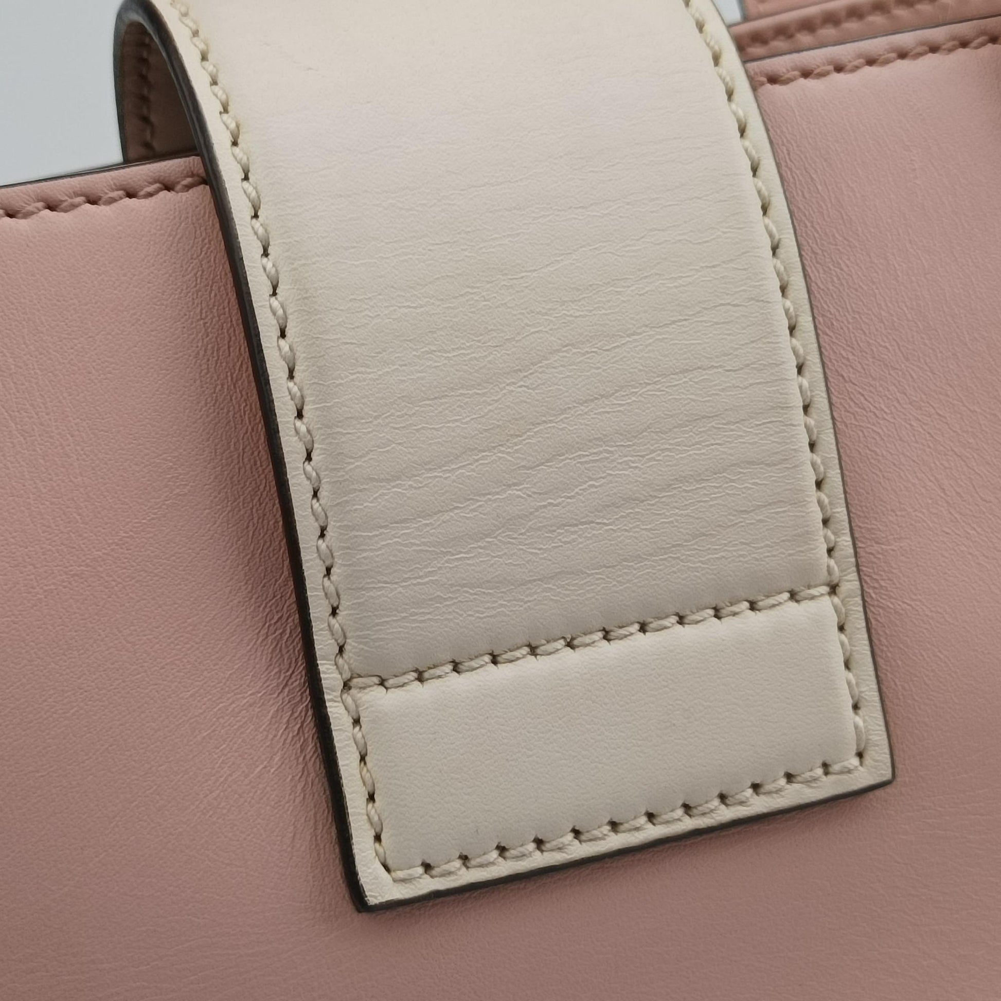 Nimfair Bamboo Pink x white Leather 453756 C020923025ニムフェア バンブー ピンクxホワイト レザー 453756 C020923025