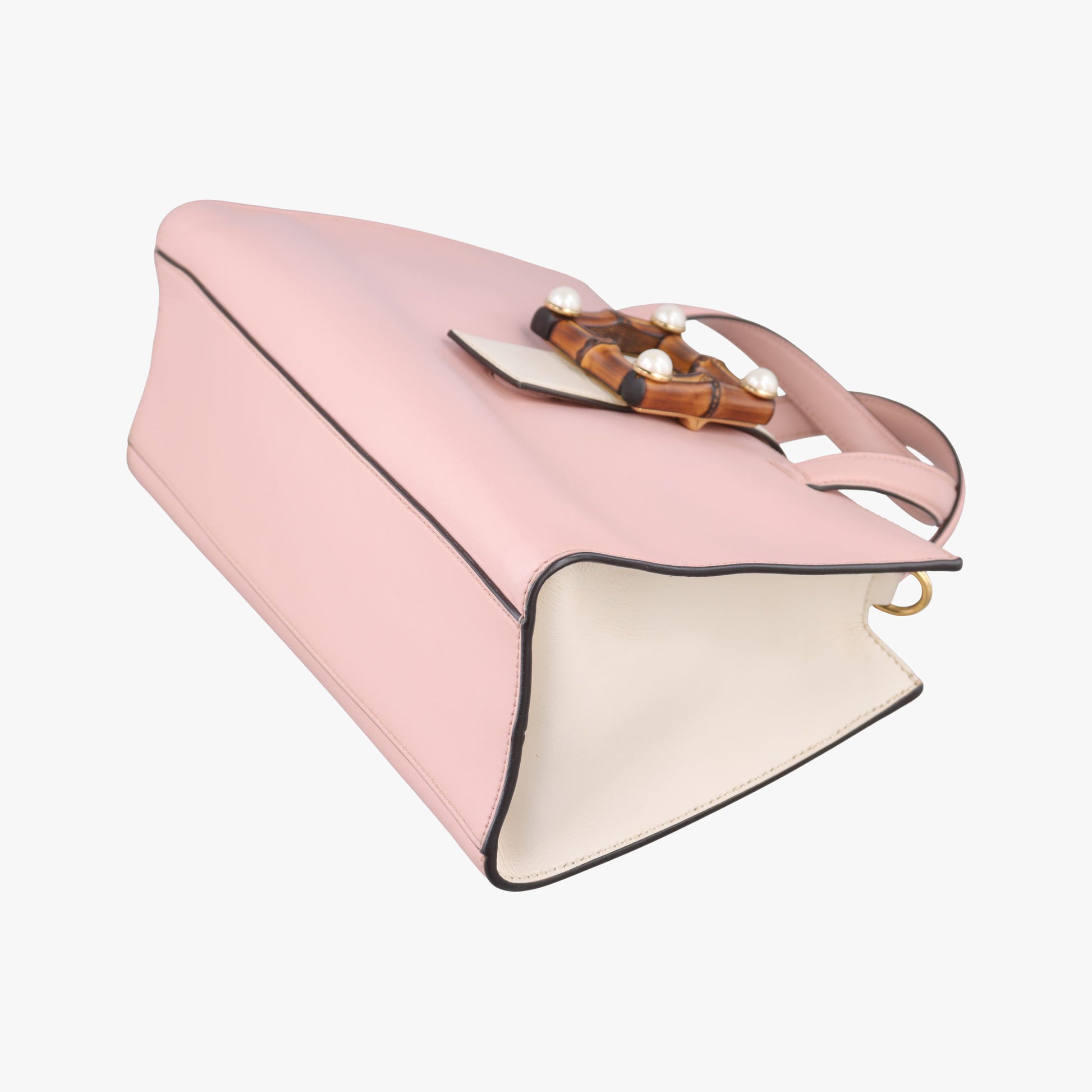 Nimfair Bamboo Pink x white Leather 453756 C020923025ニムフェア バンブー ピンクxホワイト レザー 453756 C020923025