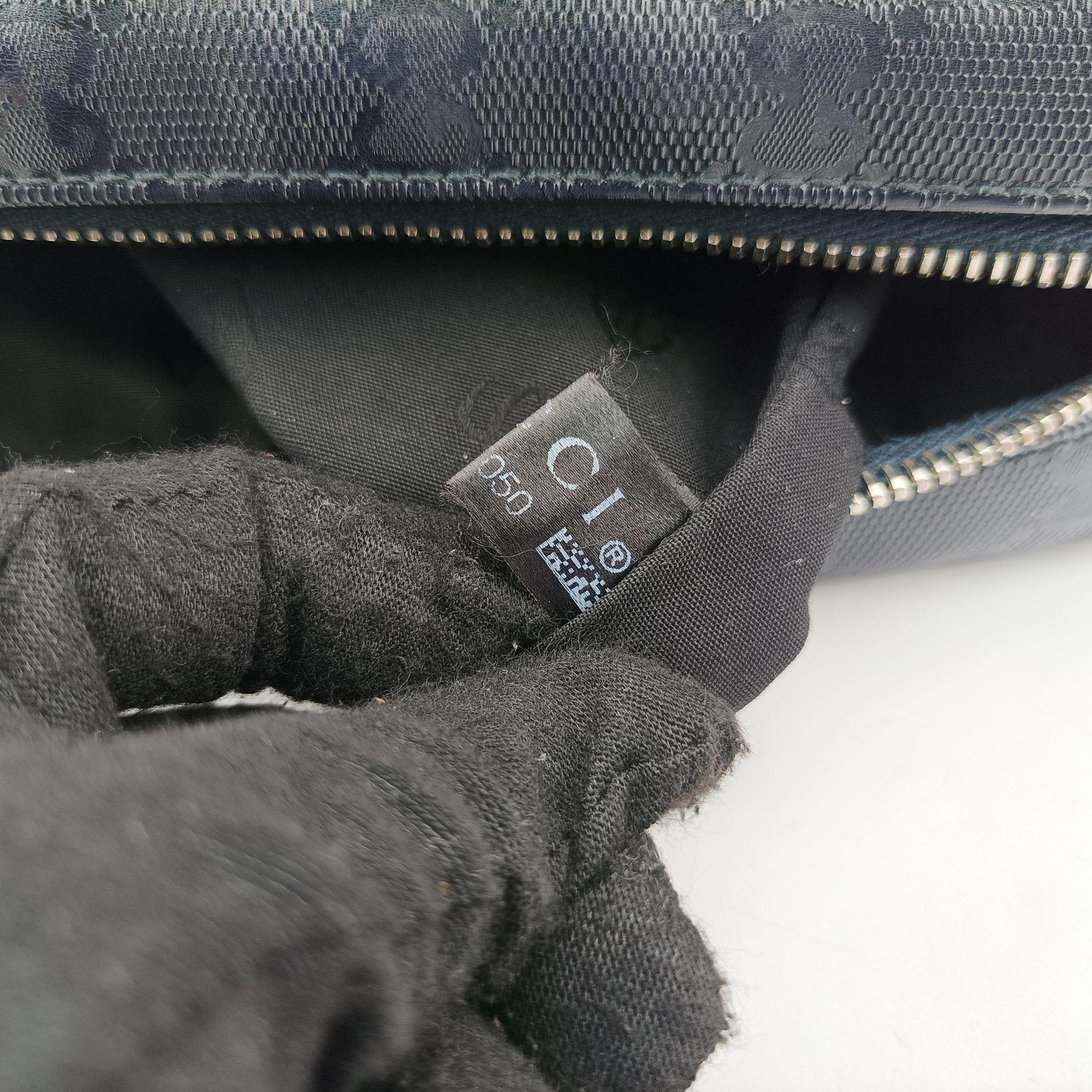 GG Imprime Messenger Navy PVC coated canvas 201448 I9747050GGインプリメ メッセンジャー ネイビー PVCコーティングキャンバス 201448 I9747050