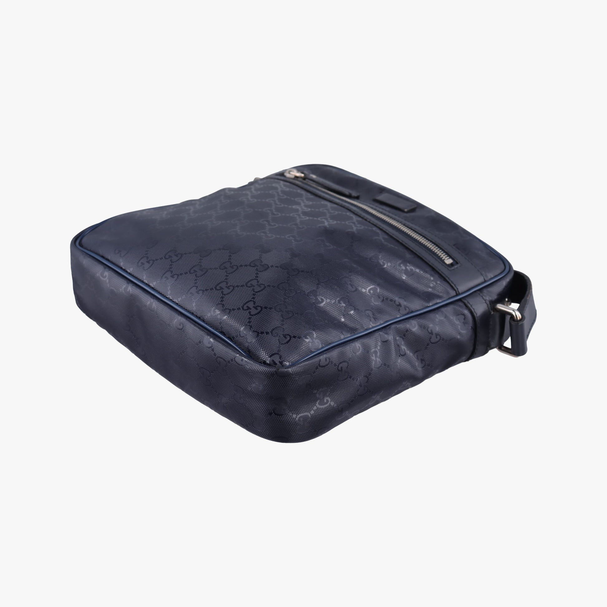 GG Imprime Messenger Navy PVC coated canvas 201448 I9747050GGインプリメ メッセンジャー ネイビー PVCコーティングキャンバス 201448 I9747050