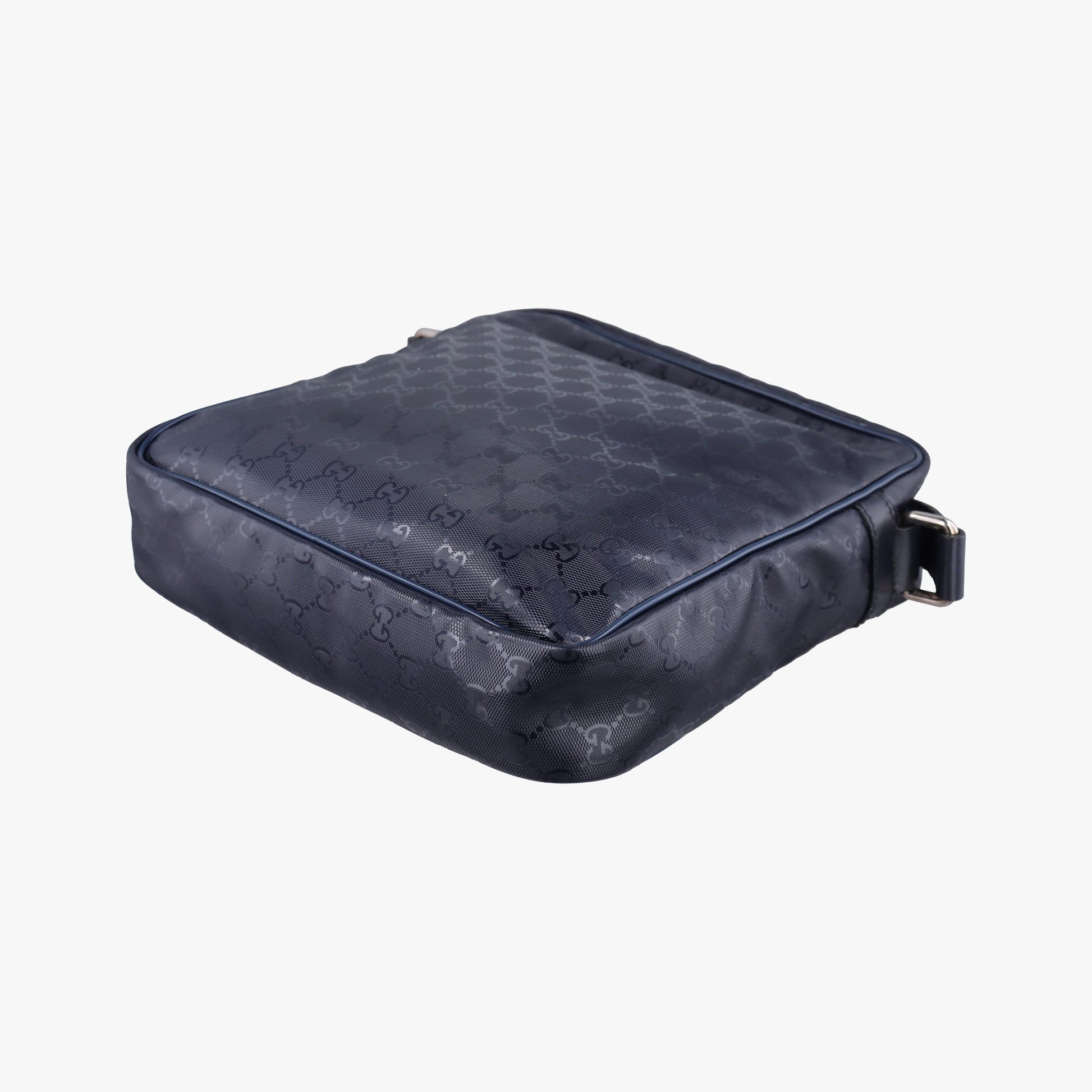 GG Imprime Messenger Navy PVC coated canvas 201448 I9747050GGインプリメ メッセンジャー ネイビー PVCコーティングキャンバス 201448 I9747050