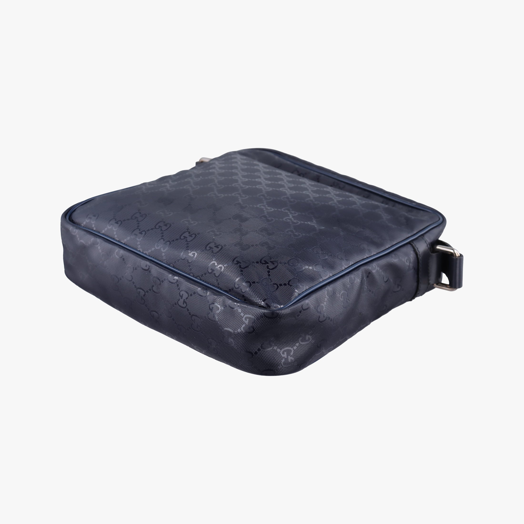 GG Imprime Messenger Navy PVC coated canvas 201448 I9747050GGインプリメ メッセンジャー ネイビー PVCコーティングキャンバス 201448 I9747050