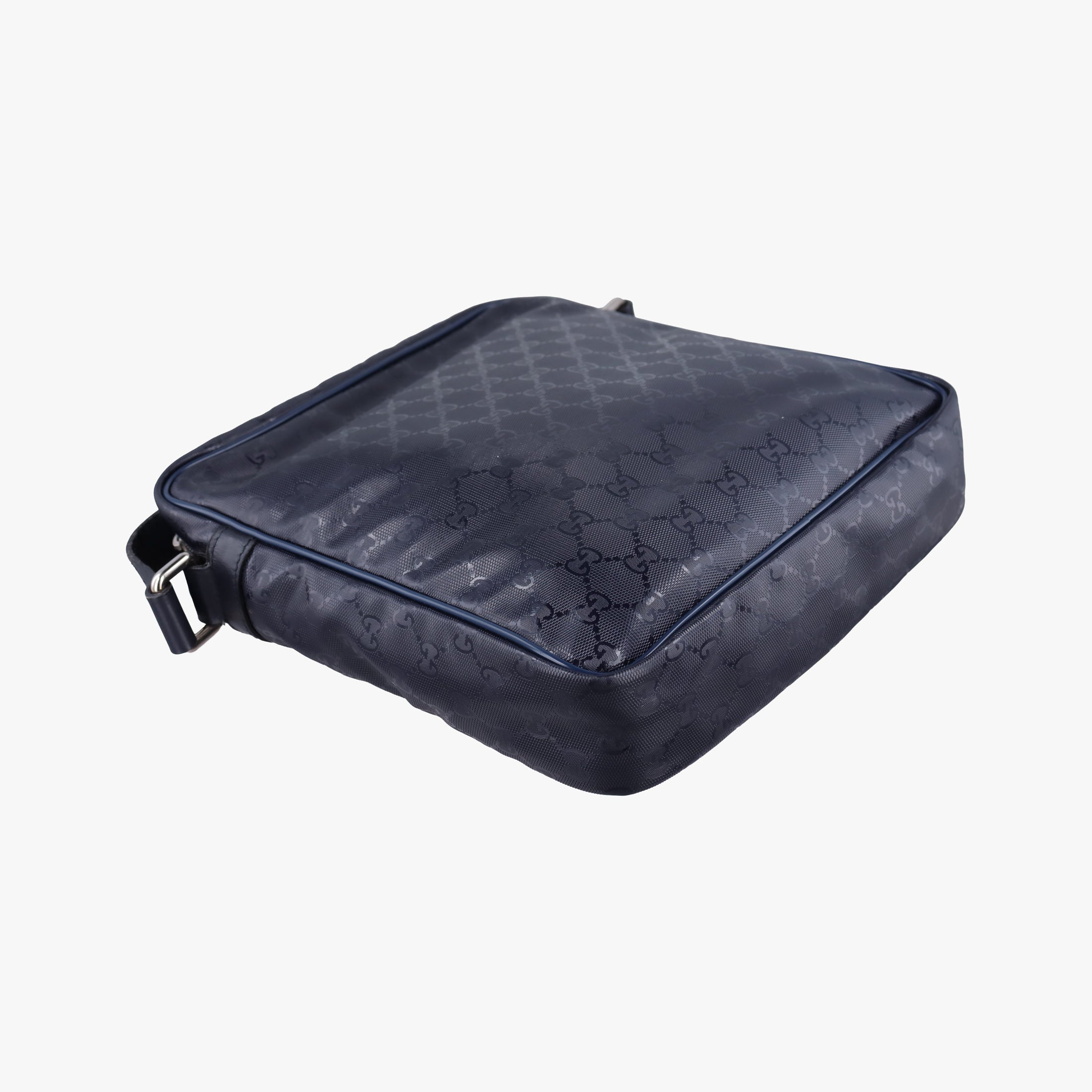 GG Imprime Messenger Navy PVC coated canvas 201448 I9747050GGインプリメ メッセンジャー ネイビー PVCコーティングキャンバス 201448 I9747050