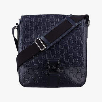 GG Plus GG Supreme Navy Leather 406368 G021229625GGプラス GGスプリーム ネイビー レザー 406368 G021229625