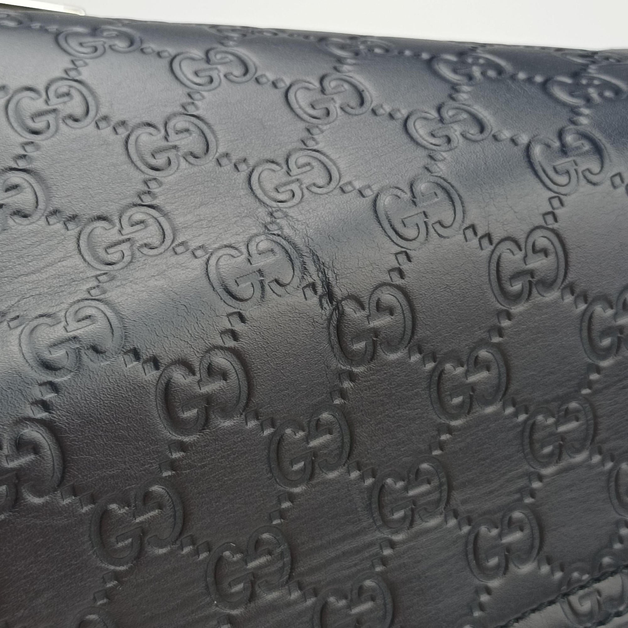 GG Plus GG Supreme Navy Leather 406368 G021229625GGプラス GGスプリーム ネイビー レザー 406368 G021229625