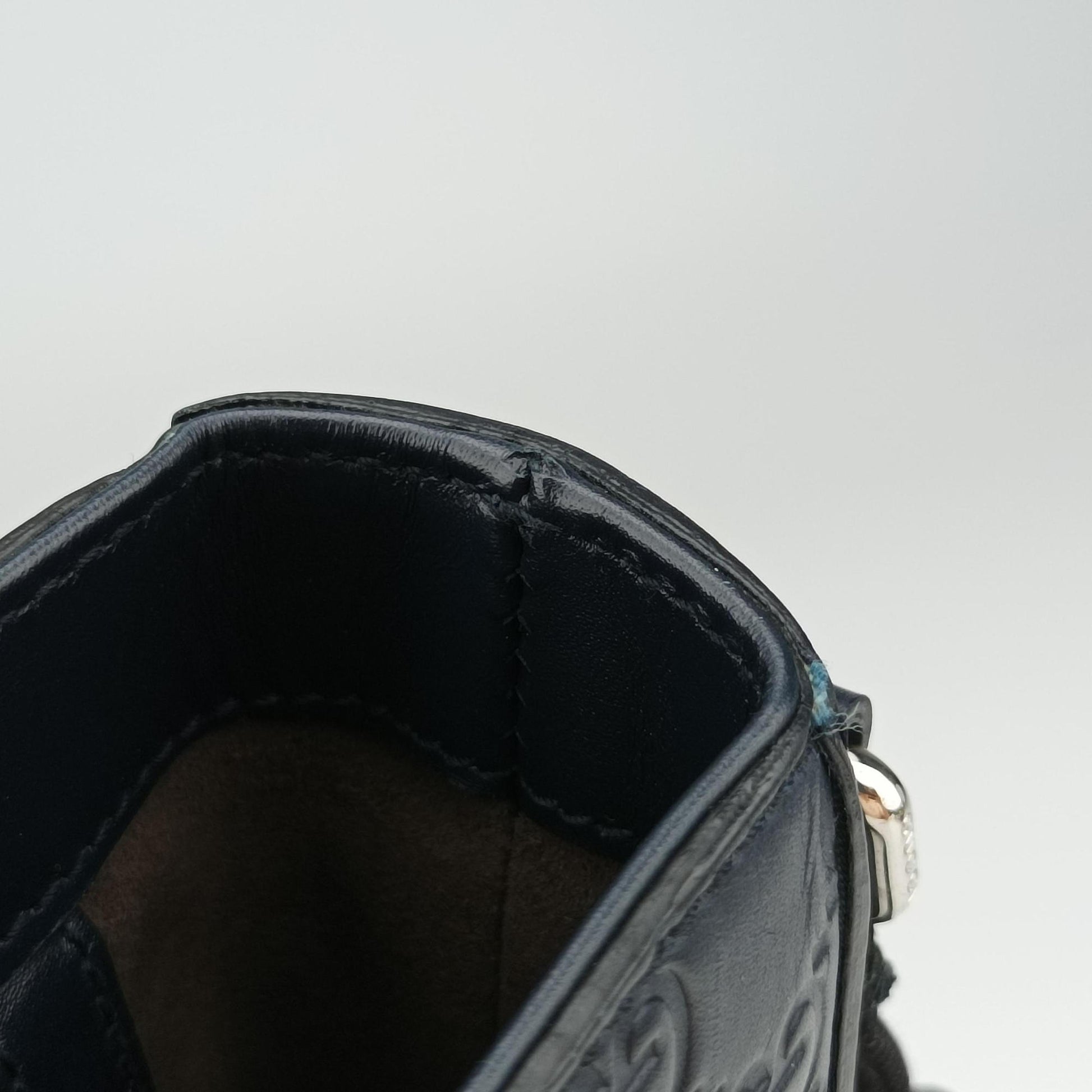 GG Plus GG Supreme Navy Leather 406368 G021229625GGプラス GGスプリーム ネイビー レザー 406368 G021229625