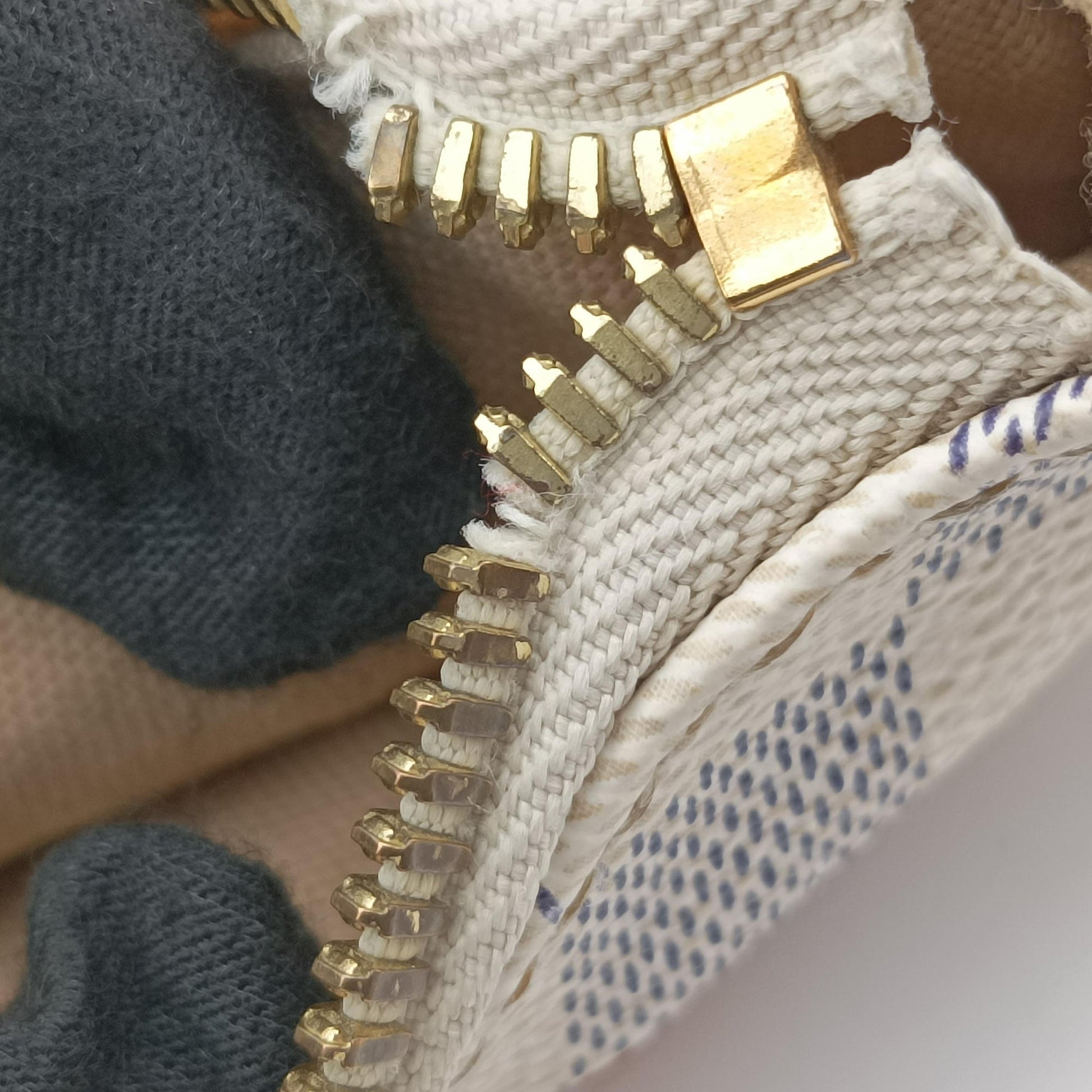 Figheri PM Azur Damier Canvas N41176 SN4181フィジェリPM アズール ダミエキャンバス N41176 SN4181