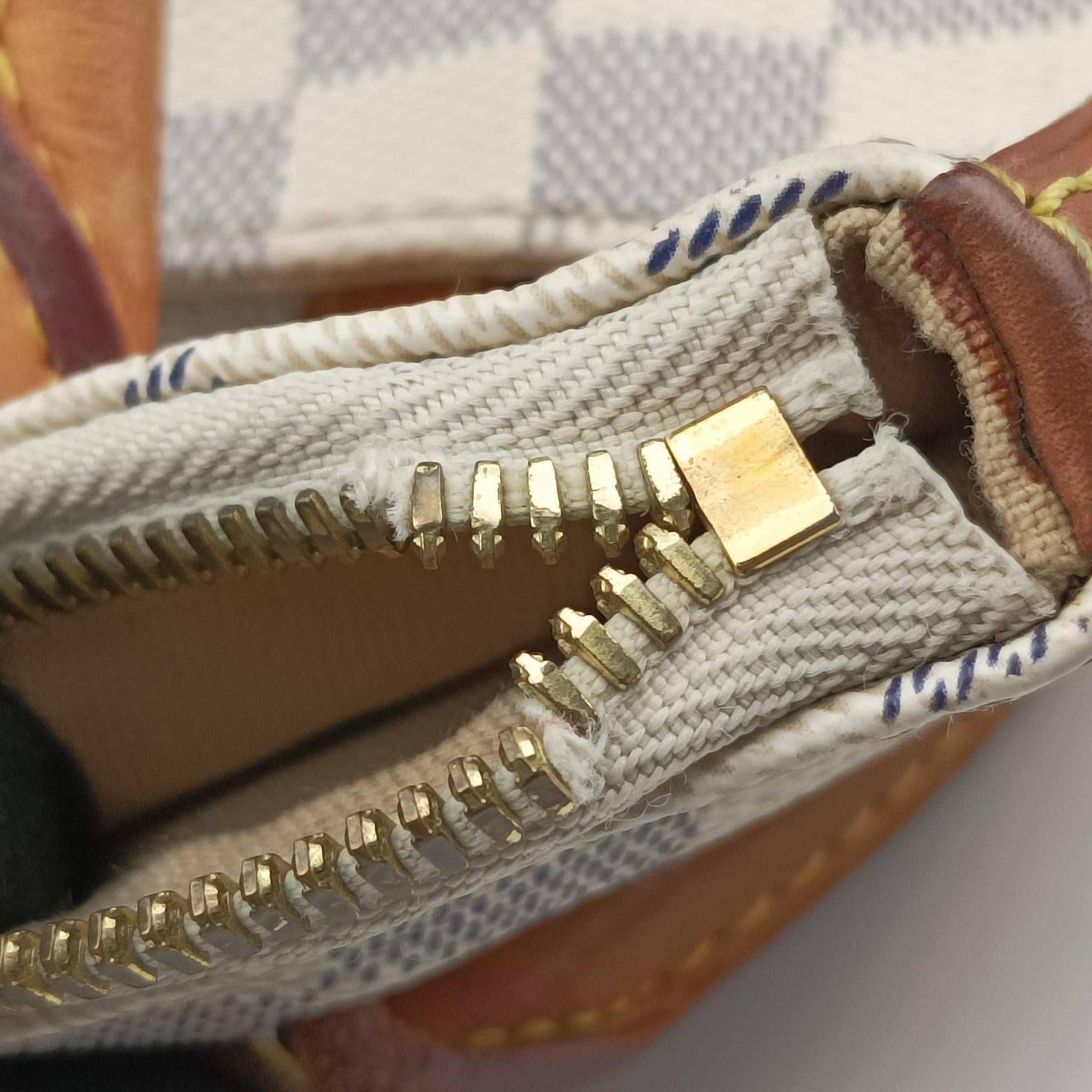 Figheri PM Azur Damier Canvas N41176 SN4181フィジェリPM アズール ダミエキャンバス N41176 SN4181