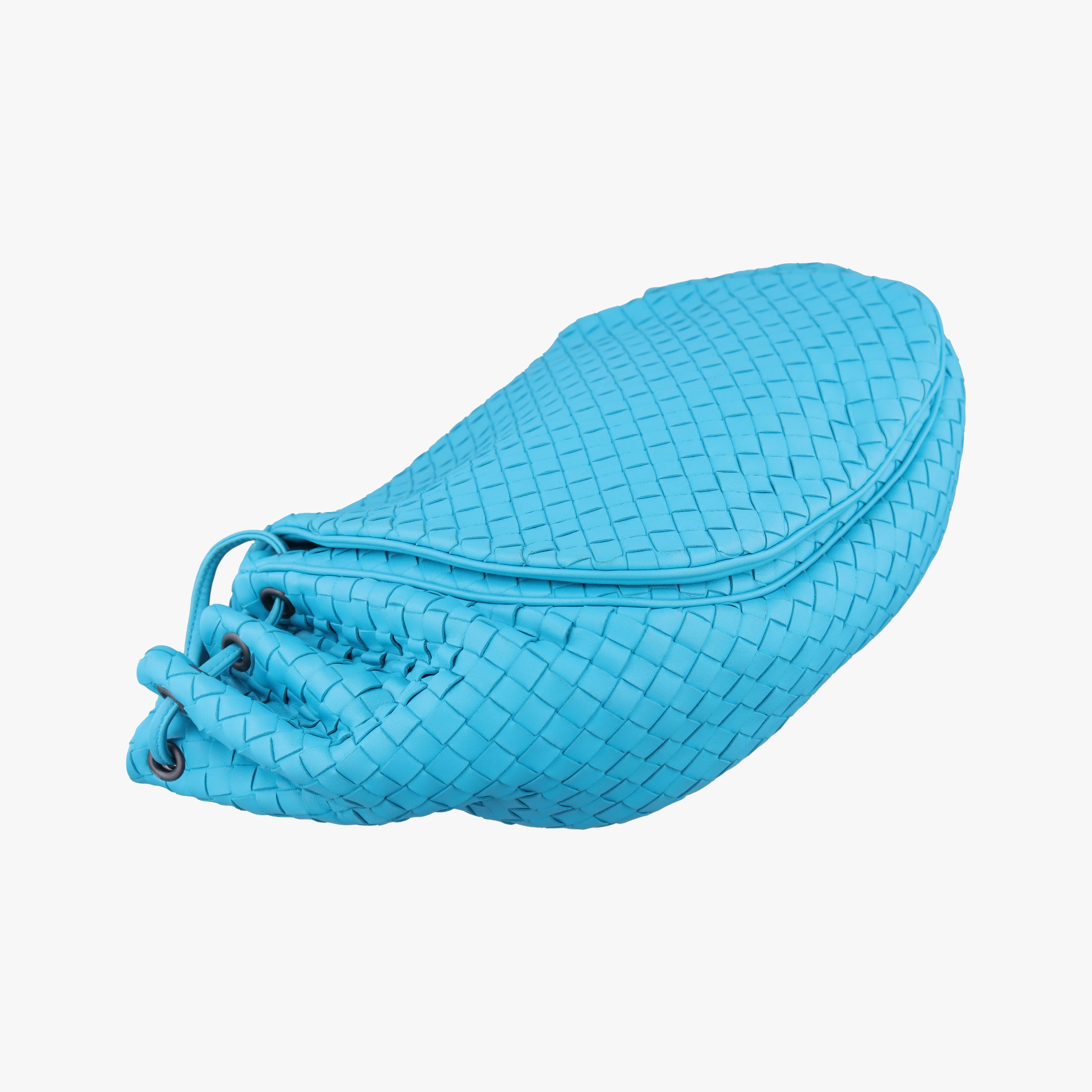 Intrecciato Blue lambskin B00496591Cイントレチャート ブルー ラムスキン B00496591C