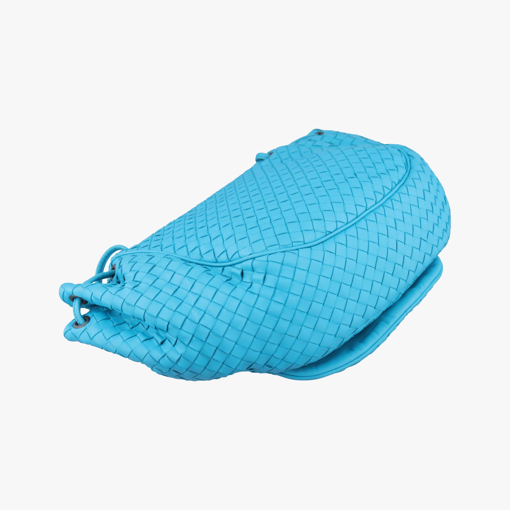 Intrecciato Blue lambskin B00496591Cイントレチャート ブルー ラムスキン B00496591C