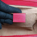 Padlock beige×red×pink PVC coated canvas×Leather 409487 H018683326パドロック ベージュ×レッド×ピンク PVCコーティングキャンバス×レザー 409487 H018683326