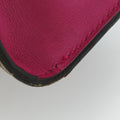 Padlock beige×red×pink PVC coated canvas×Leather 409487 H018683326パドロック ベージュ×レッド×ピンク PVCコーティングキャンバス×レザー 409487 H018683326