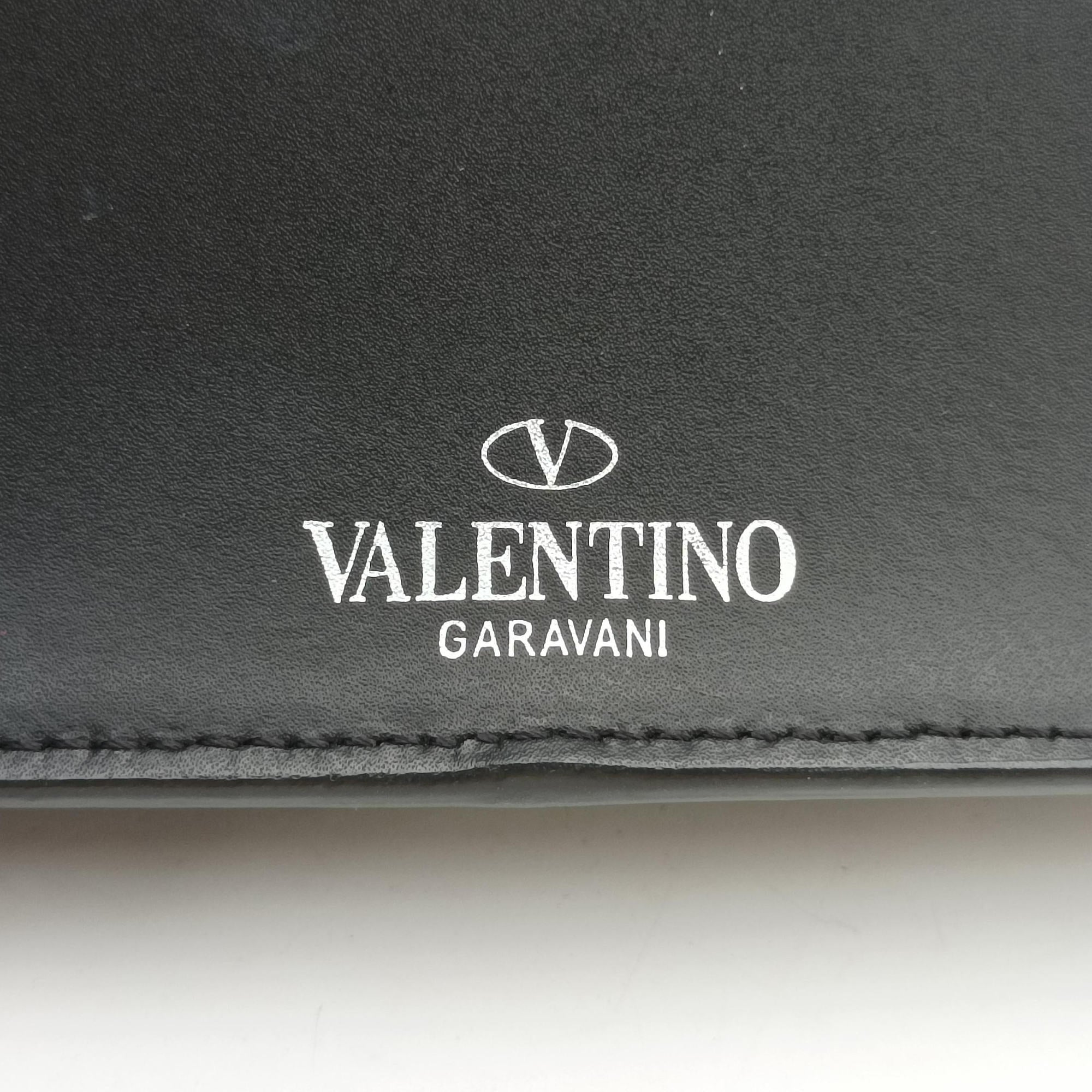VLTN Print Black Leather VLTN プリント ブラック レザー 