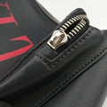 VLTN Print Black Leather VLTN プリント ブラック レザー 