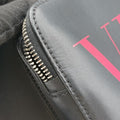 VLTN Print Black Leather VLTN プリント ブラック レザー 