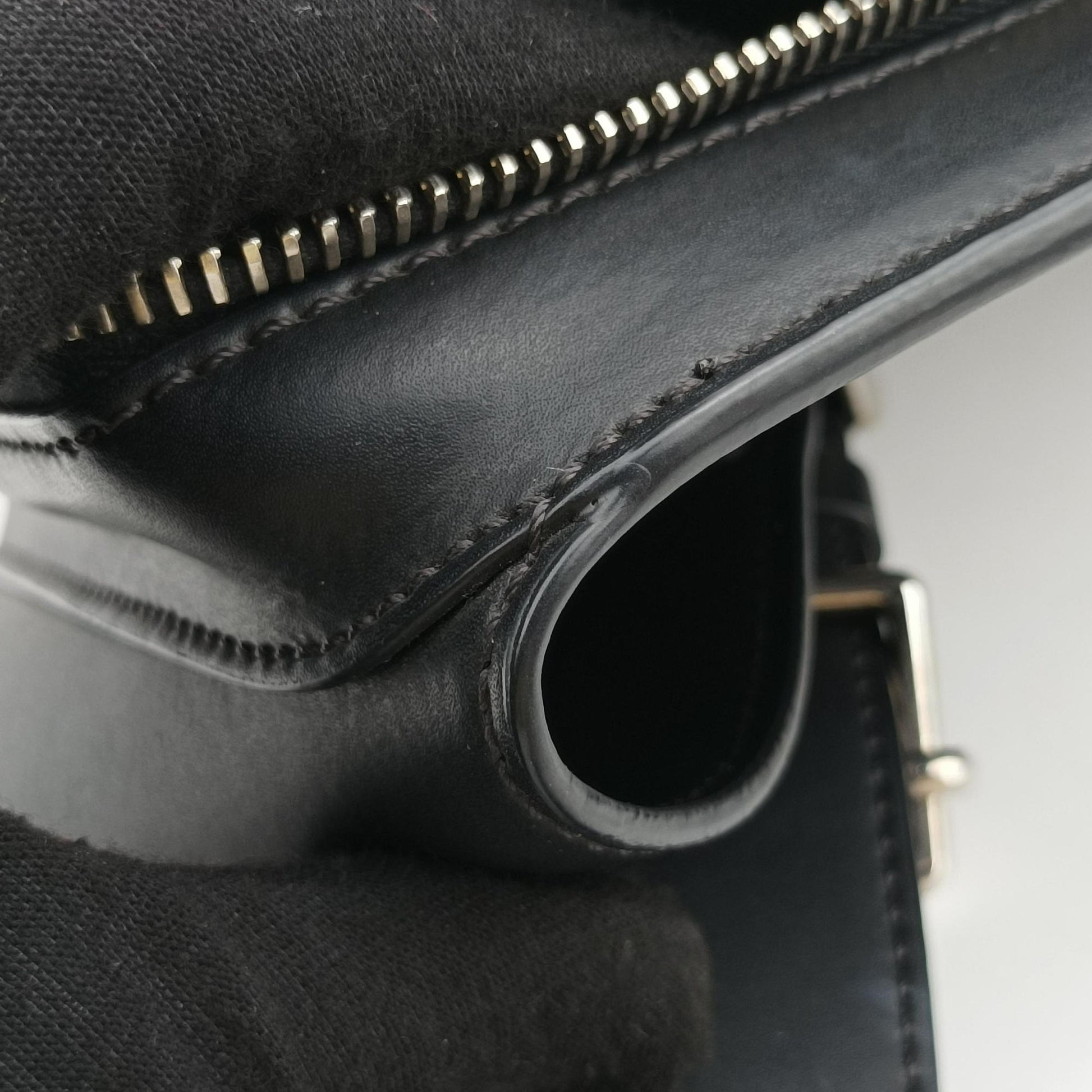 VLTN Print Black Leather VLTN プリント ブラック レザー 