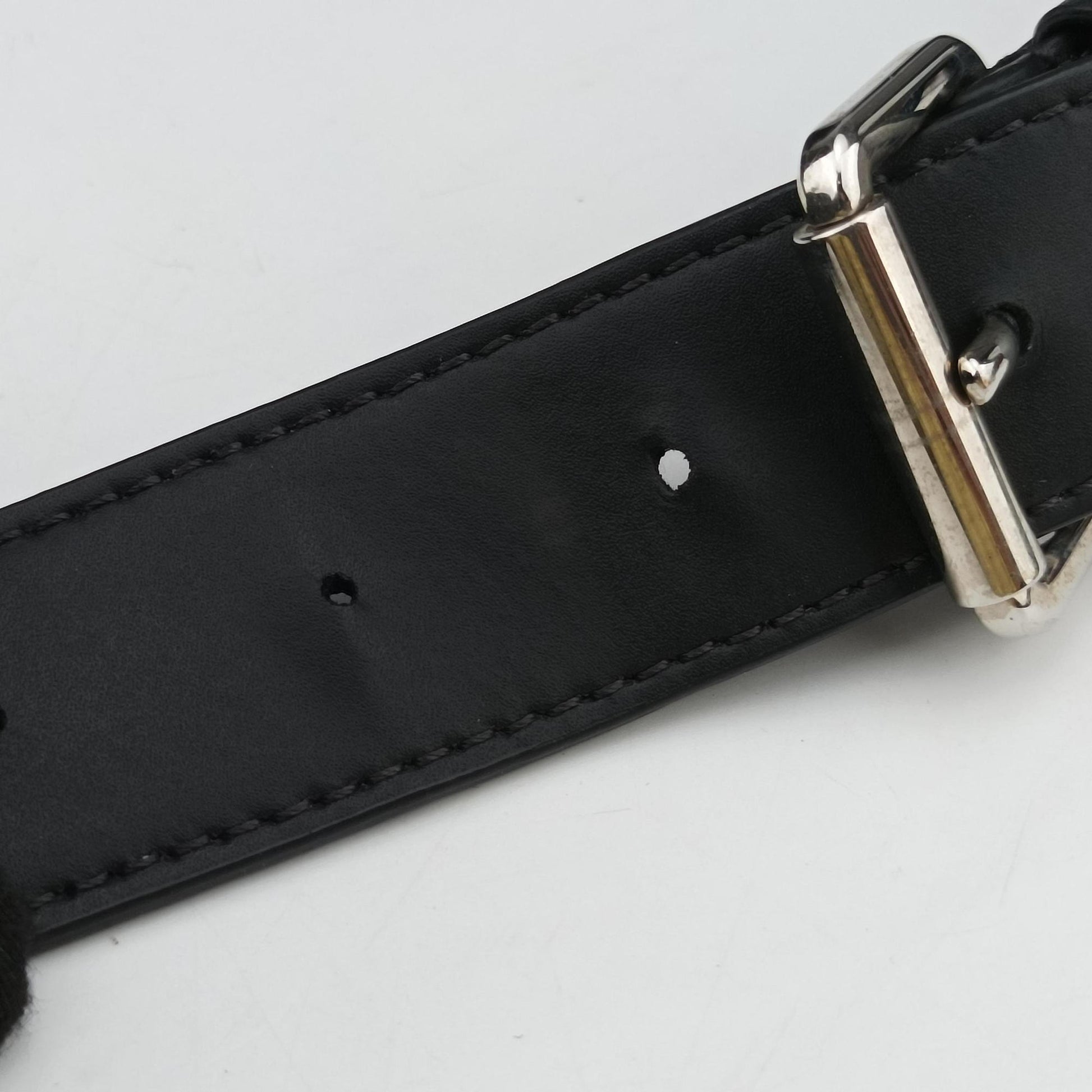 VLTN Print Black Leather VLTN プリント ブラック レザー 