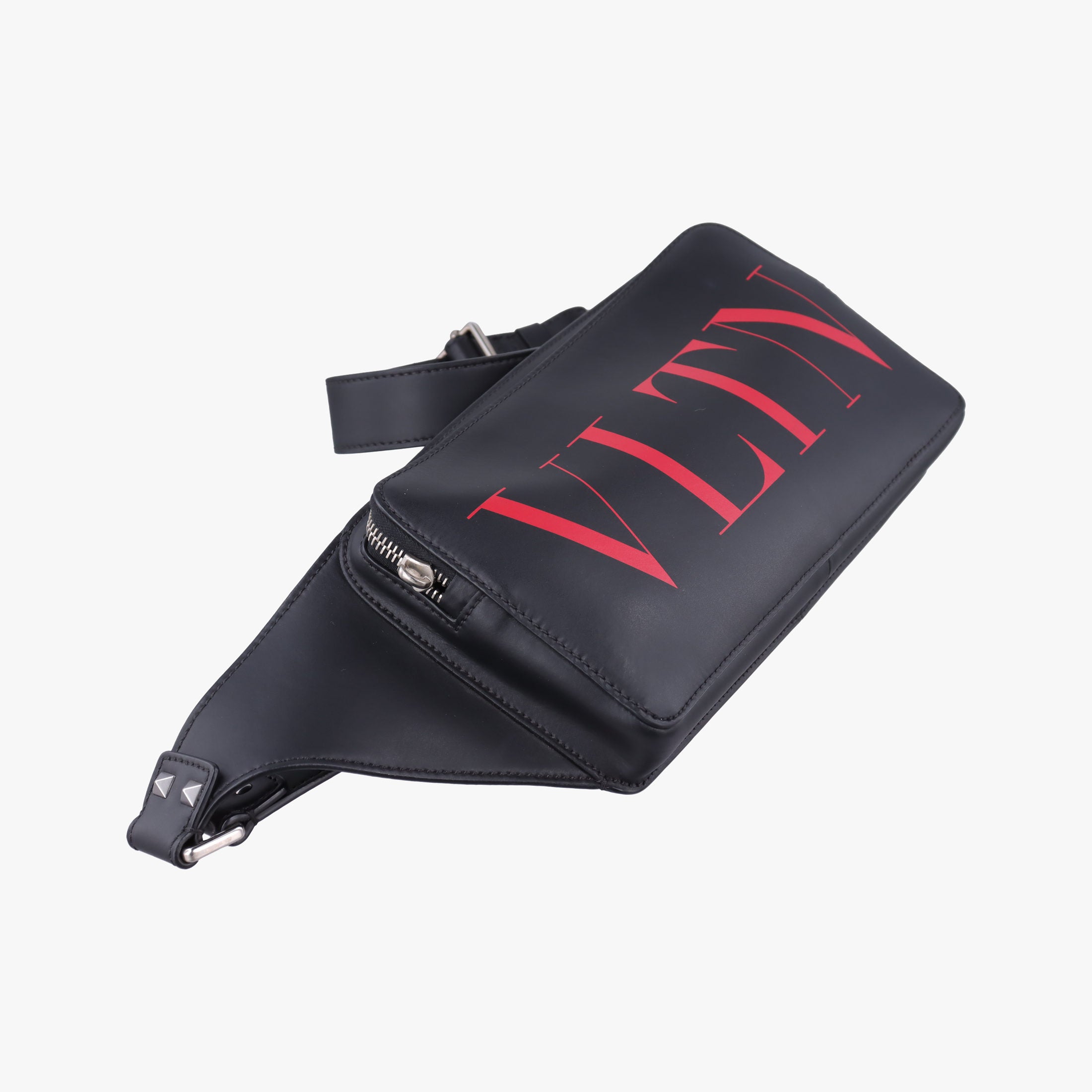 VLTN Print Black Leather VLTN プリント ブラック レザー 