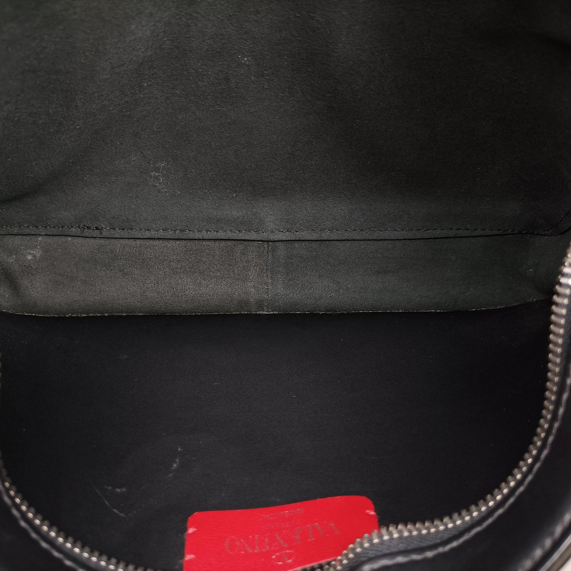 VLTN Print Black Leather VLTN プリント ブラック レザー 